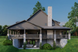 Mountain Rustic House Plan - Appalachian Trails 39060 - Left Exterior