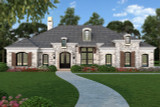European House Plan - Rosemary Park 64678 - Front Exterior