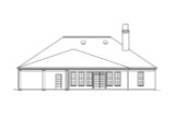 European House Plan - Rosemary Park 64678 - Rear Exterior