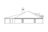European House Plan - Rosemary Park 64678 - Left Exterior