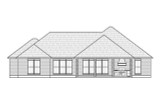 Secondary Image - Southern House Plan - Edgewood 21503 - Rear Exterior