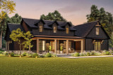 Farmhouse House Plan - Pinecrest 78555 - Front Exterior