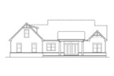 Farmhouse House Plan - Pinecrest 78555 - Rear Exterior
