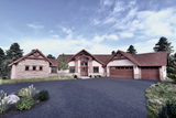 Mountain Rustic House Plan - Abrams Mountain 20912 - Front Exterior