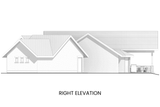 Mountain Rustic House Plan - Abrams Mountain 20912 - Right Exterior