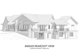 Mountain Rustic House Plan - Abrams Mountain 20912 - Rear Exterior