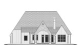 European House Plan - 65952 - Rear Exterior