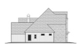 European House Plan - 65952 - Left Exterior