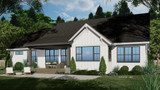 Traditional House Plan - River View 50943 - Rear Exterior
