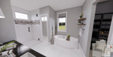 Traditional House Plan - River View 50943 - Master Bathroom
