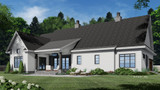 Farmhouse House Plan - Elm Meadows 95884 - Rear Exterior