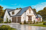 Farmhouse House Plan - Blossom Hill 88329 - Left Exterior