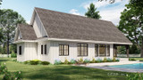 Farmhouse House Plan - Emarie May 77711 - Rear Exterior