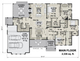 Farmhouse House Plan - Emarie May 77711 - 1st Floor Plan