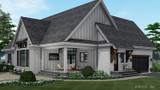 Farmhouse House Plan - Emma Rose 73653 - Left Exterior