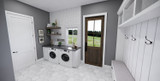 Farmhouse House Plan - Emma Rose 73653 - Mud Room/Hall