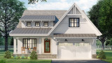 Farmhouse House Plan - Sapphire 67662 - Front Exterior