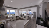 Secondary Image - Farmhouse House Plan - Sapphire 67662 - Great Room
