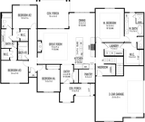 Craftsman House Plan - Osborne 22558 - 1st Floor Plan