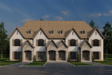French Country House Plan - Newcastle Village 45078 - Front Exterior