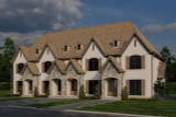 French Country House Plan - Newcastle Village 45078 - Front Exterior