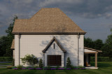French Country House Plan - Newcastle Village 45078 - Right Exterior