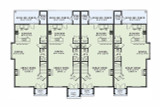 French Country House Plan - Newcastle Village 45078 - 1st Floor Plan