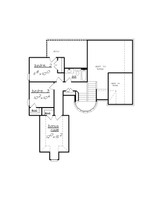 European House Plan - 39845 - 2nd Floor Plan