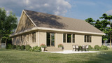 Craftsman House Plan - Eagle Creek 83777 - Rear Exterior