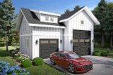 Traditional House Plan - Milton RV Garage 36883 - Front Exterior