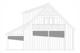 Country House Plan - Silver Hills Garage ADU 25398 - Rear Exterior
