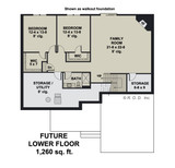 Farmhouse House Plan - Monarch 33763 - Basement Floor Plan