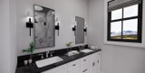 Farmhouse House Plan - Monarch 33763 - Master Bathroom
