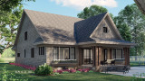 Craftsman House Plan - Peachtree 94335 - Rear Exterior