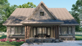 Craftsman House Plan - Peachtree 94335 - Rear Exterior