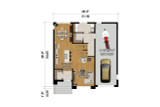 Modern House Plan - 32715 - 1st Floor Plan