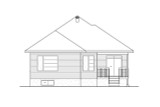 Secondary Image - Modern House Plan - 19231 - Rear Exterior