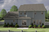 Colonial House Plan - Duncan 89325 - Rear Exterior