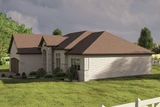 Traditional House Plan - Freeman 10933 - Right Exterior