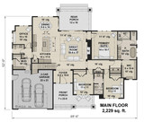 Farmhouse House Plan - Winfield 89863 - 1st Floor Plan