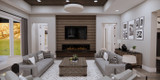 Farmhouse House Plan - Winfield 89863 - Great Room