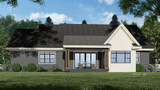 Farmhouse House Plan - Newport 27396 - Rear Exterior