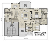 Farmhouse House Plan - Newport 27396 - 1st Floor Plan