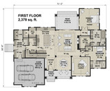 Farmhouse House Plan - Labeaux 17687 - 1st Floor Plan