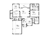European House Plan - 46801 - 1st Floor Plan