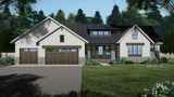 Traditional House Plan - Drift Wood Ranch 27757 - Front Exterior