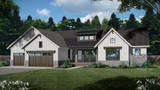 Traditional House Plan - Drift Wood Ranch 27757 - Front Exterior