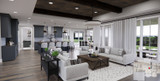 Secondary Image - Traditional House Plan - Drift Wood Ranch 27757 - Great Room