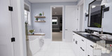 Traditional House Plan - Drift Wood Ranch 27757 - Master Bathroom