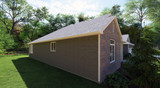 Ranch House Plan - The Coral Sand 39205 - Left Exterior